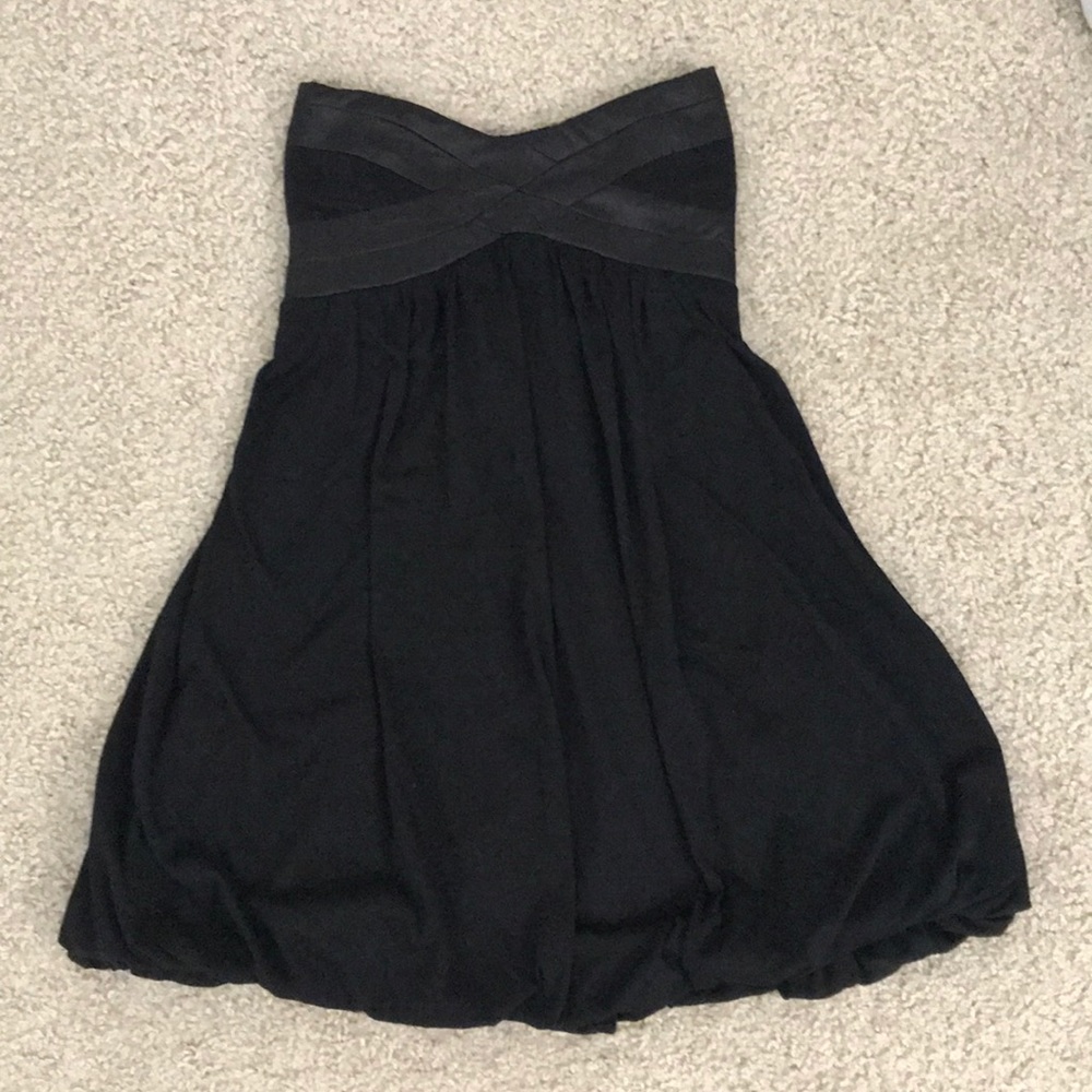 LVL X SWEETHEART TUBE BUBBLE DRESS BLACK